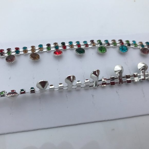 Women Anklet Multi Color Fashion Foot Jewelry - Picture 4 of 15
